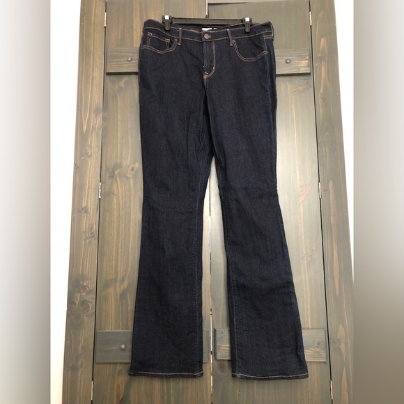 Old Navy Denim - Old Navy Dark Wash Curvy Boot Cut Jeans